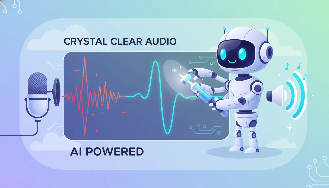 AI-Powered Audio Cleaning in Seconds