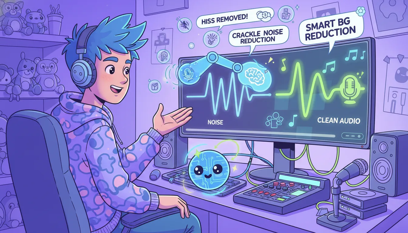 Perfectly Clean Video Audio, Automatically