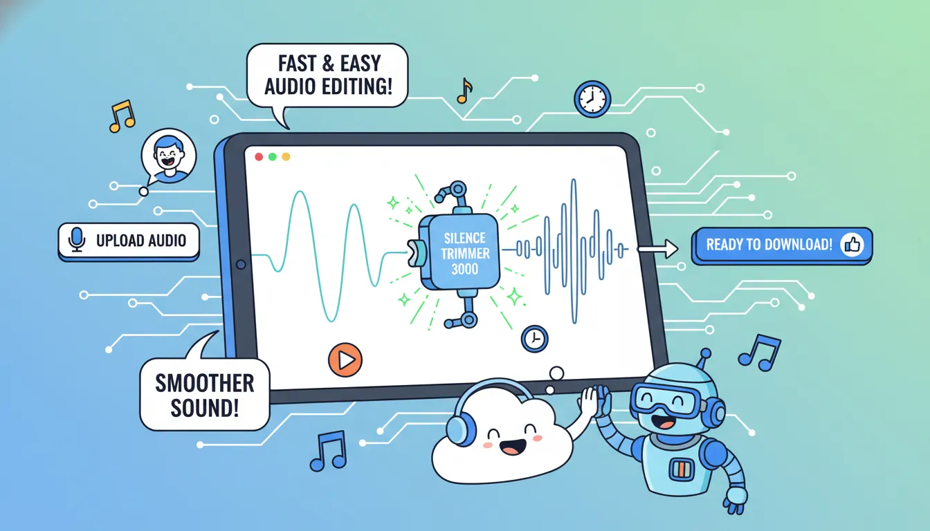 Remove Long Pauses from Audio Free Online